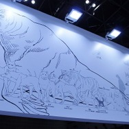 ボンズブースでは美麗原画を壁一面に展示 エウレカのコースター配布も【AJ2017】