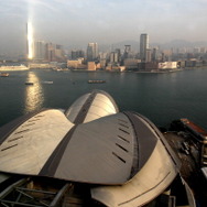 会場となる香港コンベンション＆エキシビジョンセンター（C）Getty Images