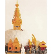 レゴブロック作品：スワヤンブナート寺院