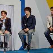 左から笹川ひろし、日野晃博、永井幸治