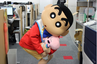 「映画クレヨンしんちゃん」公開直前！しんちゃんとシリリがアニメ！アニメ！にやってきた！ 画像