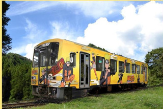 「NARUTO-ナルト-列車」が岡山に登場　4月3日運行開始 画像