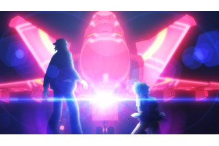 「ガーリー・エアフォース」謎の飛翔体“ザイ”の襲撃、そして赤く輝く謎の機体との出会い... 第1話先行カット　 画像