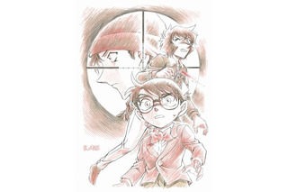 「名探偵コナン　異次元の狙撃手」2014年4月19日公開、青山剛昌描き下ろしビジュアル 画像