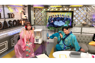 下野紘＆内田真礼が彦星と織姫に！初体験のハンドベルに挑戦で苦戦!?「声優と夜あそび」 画像