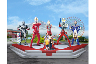 “ウルトラヒーロー”と写真を撮ろう！遊園地ぐりんぱに「ウルトラヒーローモニュメント」 画像