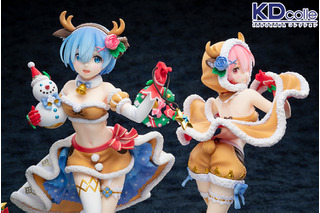 「リゼロ」ラム＆レムがキュートな“トナカイメイド”に♪ 1/7スケールフィギュア化 画像