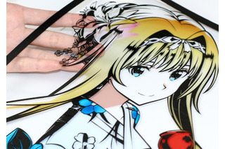 「SAO アリシゼーション WoU」アリスの浴衣姿のカラー切り絵が登場！林檎飴を片手に夏祭りをイメージ♪ 画像