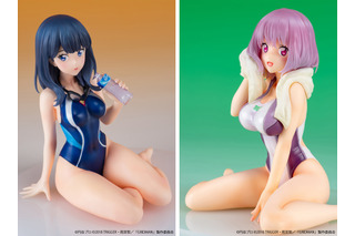 「SSSS.GRIDMAN」宝多六花＆新条アカネ、“競泳水着”フィギュア再販！ 水着の質感、身体のラインに注目 画像