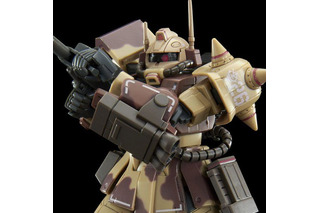 「ガンダム」熱帯・砂漠戦仕様ザク・デザートタイプ、初期生産型“ダブルアンテナ仕様”でガンプラ化！ 画像