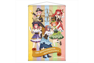 「五等分の花嫁∬」五つ子が“パイレーツ”姿で襲来♪ タペストリー、クリアファイルなど新グッズ 画像