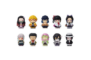 「鬼滅の刃」禰豆子や善逸、カナヲたちがソフビ製のかわいいマスコットになって登場！ 画像