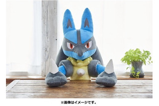 『ポケモン』高さ約120cmの「ぬいぐるみ 等身大ルカリオ」登場！予定数に達し次第、受付終了に 画像