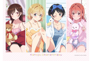 「彼女、お借りします」「白い砂のアクアトープ」コミケグッズが事後販売中！等身大タペストリーやブランケットなど 画像