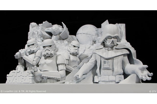 巨大ダースベイダー、さっぽろ雪まつりに登場 ルーカス公認でスターウォーズ大雪像 画像