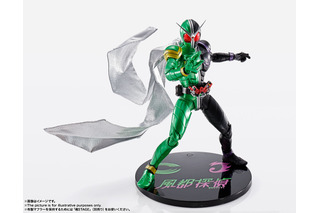 「風都探偵」アニメ化記念！ 仮面ライダーWが布製マフラーと記念台座付きでS.H.Figuartsに登場！ 画像