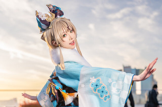 【コスプレ】謹賀新年！中国美女コスプレイヤーが魅せる『原神』綺良々の着物姿が圧倒的に輝いていた【コミケ103】 画像