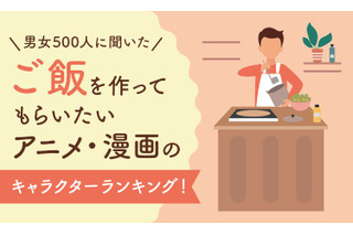 “ご飯を作ってもらいたい”キャラクターといえば？「ワンピース」サンジが圧倒的人気！ ドラえもん、クッキングパパも… 画像