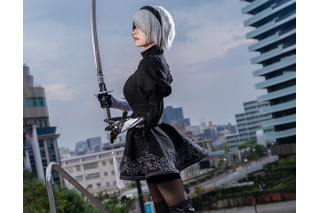 【コスプレ】圧倒的美脚の「2B」が、息を呑む美しさ！実在感が凄い人気レイヤー・寝る子 画像