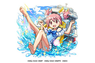 「まどマギ」ほむらやマミ、さやか達が水着や浴衣姿に！夏仕様の「モンスト」コラボ開催 画像