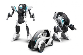 河森正治とトヨタ車体がコラボ コンセプトカーを元に変形ロボットをデザイン 画像