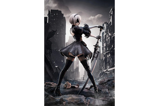 スラっと伸びた美脚に見惚れる！「NieR:Automata」2Bがフィギュア化―1/4スケールならではの大ボリューム 画像