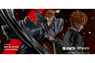 「BLEACH」から虚化する「黒崎一護」が可動フィギュア化！死覇装には服の印象的な翻りを再現できる可動機構を採用 画像