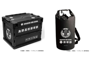 「ハイキュー!!」アウトドアや日常で大活躍！“烏野高校排球部”デザインのコンテナとドライバッグが登場 画像