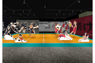「ハイキュー!! ゴミ捨て場の決戦」展が大阪で開催！ 日向＆研磨の出会いの場所、烏野VS音駒のコート…作品の魅力を凝縮 画像