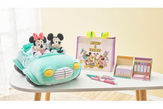 「ミッキー＆フレンズ」のステーショナリーが登場！レトロアートなティッシュボックスカバー、メモボックスなど♪ 画像