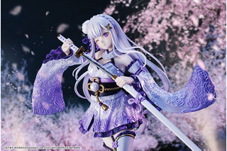 「リゼロ」エミリアがオリジナル和装衣装でフィギュア化！ 鮮やかなグラデーション&パール塗装に注目 画像