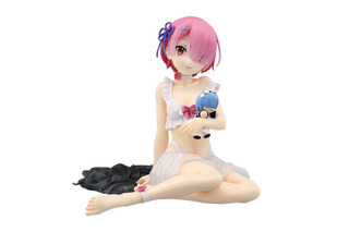 ラストワン賞、猫耳パーカー姿のレム胸像は”追視仕様”！一番くじ「リゼロ」全ラインナップ公開ーオリジナル衣装のラムフィギュアにも注目 画像