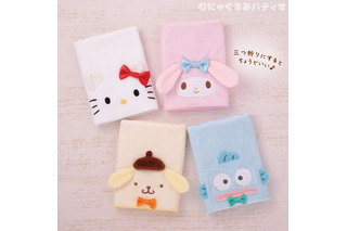 「サンリオ」ハローキティやマイメロがぬいハンドタオルに♪ お花をまとったポチャッコやシナモンのアイテムも登場 画像