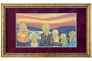 「映画ドラえもん」名画の世界を旅するOPシーンがアート作品に♪ ムンク「叫び」フェルメール「牛乳を注ぐ女」など6アイテム 画像