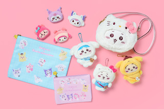 ちいかわ×ハローキティ、ハチワレ×シナモロールがペアでグッズに!? サンリオコラボの全21アイテムが新登場 画像
