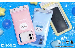 「ちいかわ」ちいかわ、ハチワレ、うさぎ、モモンガたちのお顔をデザイン♪スマホ向け防水ケース登場 画像