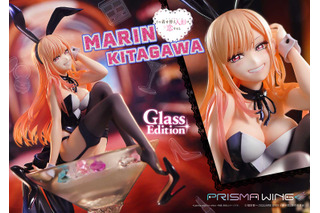 挑発的な目線にドキリ！ 「着せ恋」バニースーツ姿の喜多川海夢がグラスに腰かけフィギュア化 画像