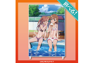 「とある科学の超電磁砲T」御坂美琴＆白井黒子のメイド姿や水着にドキドキ！オンラインくじ登場 画像