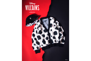 ディズニーヴィランズがコラボアパレルで登場♪ アースラ、クルエラ、マレフィセント、毒リンゴをデザイン【グラニフ】 画像