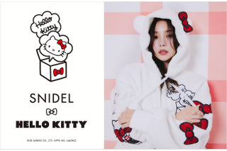 ハローキティ×SNIDEL（スナイデル）がコラボ♪ “リボン”をテーマにしたニットやパーカー、バッグが登場 画像