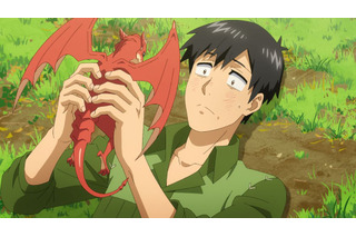 秋アニメ「とんでもスキルで異世界放浪メシ2」ムコーダの顔に小さなドラゴンが張り付き…？第13話先行カット 画像