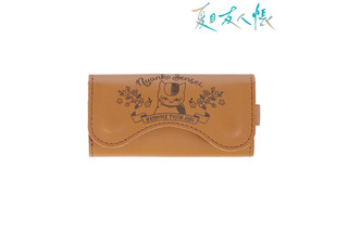 「夏目友人帳」ニャンコ先生、牛革仕様のレザーキーケース＆カードケースに…蝶を追いかける姿もデザイン 画像