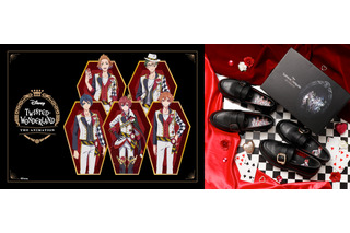 「ディズニーツイステ」リドル＆ハーツラビュル寮生モデルのローファー登場！推し活にも日常使いにも◎ 画像