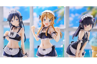 水着メイドの破壊力は永遠♪「俺の妹」桐乃、黒猫、あやせが立体化！アニメ放送開始10周年記念イラストを忠実に再現 画像