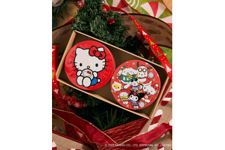 ハローキティたちがクリスマスセーターでパーティ♪ 限定デザインがキュートすぎ！「スチームクリーム」クリスマス商品が登場 画像