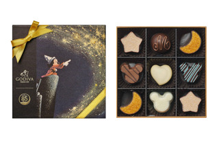 まるでミッキーマウスの魔法の輝き♪ ミッキー型の限定チョコも！ ゴディバでディズニー映画「ファンタジア」コレクション 画像