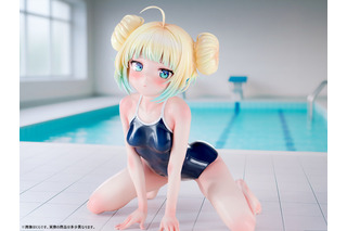 スク水で上目遣いはズルいよ…！オリジナルフィギュア「水名瀬すい」が1/5スケールフィギュアで登場 画像
