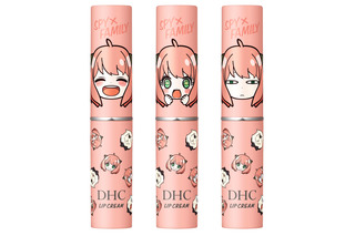 「SPY×FAMILY」アーニャのにっこり＆キラキラ＆ジト目顔がキュート！コラボデザインのDHCリップクリーム登場 画像