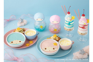 キキ＆ララの“ゆめかわ”全開♪ 星空オムカレーやふわふわ雲コーヒーも！ オリジナルメニュー＆グッズのカフェ開催 画像