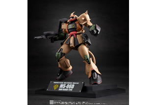 【もうすぐ締め切り】砂漠戦仕様のザク・デザートタイプが登場！台座に飾れば気分はモビルスーツ博士 画像